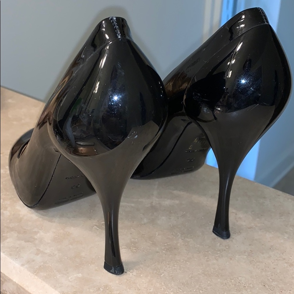 May Miu patent pumps